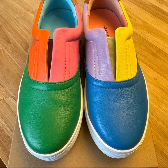 New - final price! Arianne in Carnival size 7 multicolor sneakers vans flats 90s - Picture 2 of 16